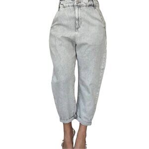 ZARA Z1975 BAGGY PAPERBAG JEANS